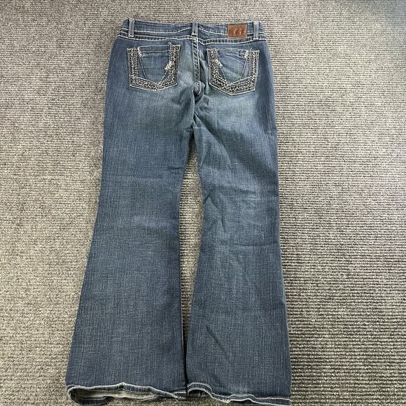 Y2K Womens Buckle BKE Sabrina Lowrise Bootcut Stretch Jeans W30xL28 - Picture 3 of 7